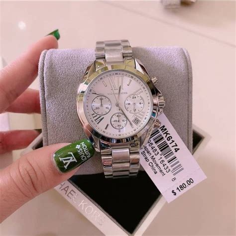 michael kors mini bradshaw stainless steel 36mm chronograph watch|Michael Kors Watch.